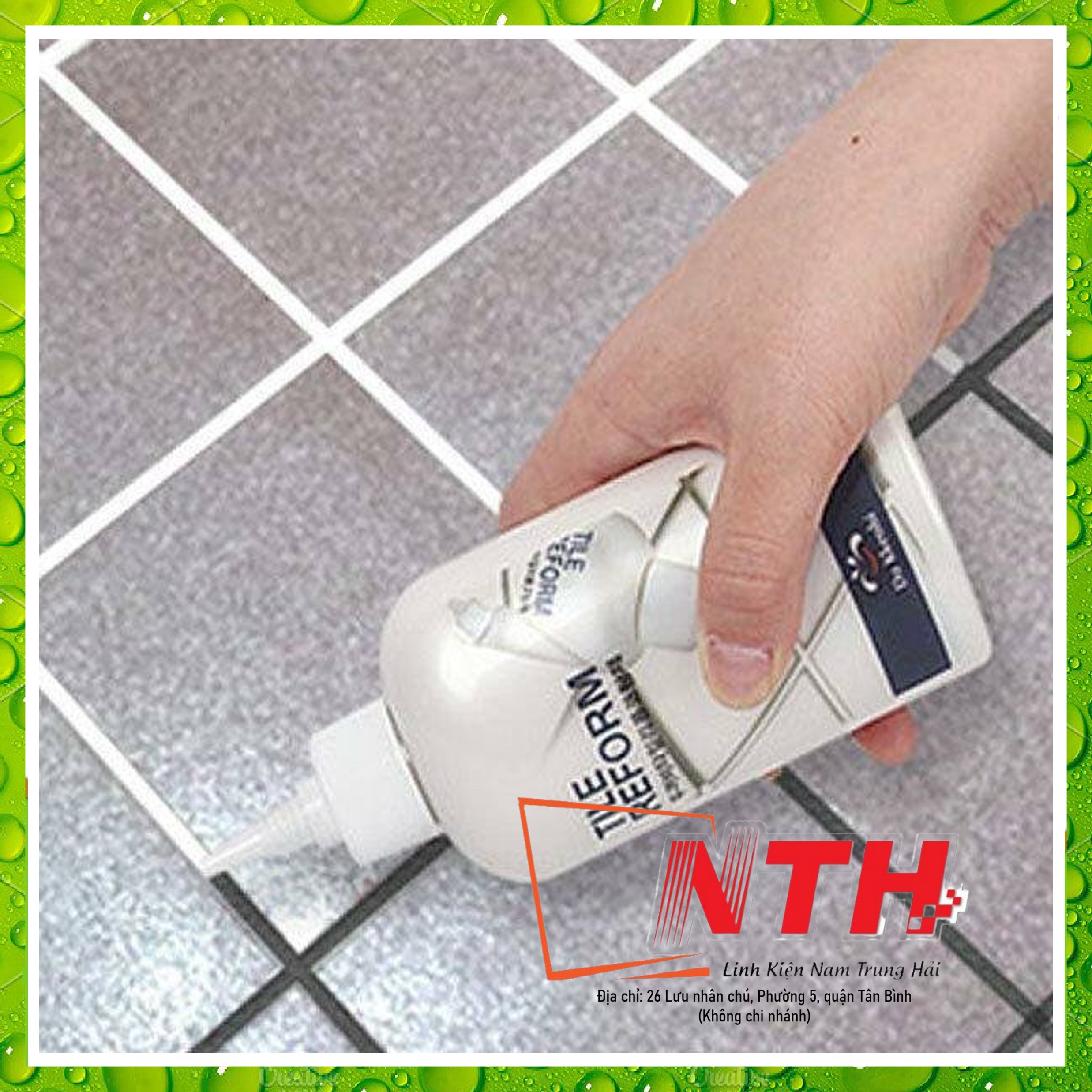 Lọ Sơn Kẻ Chỉ Gạch Công Nghệ HQ 280ml - Keo Chà Ron Sứ Đa Năng