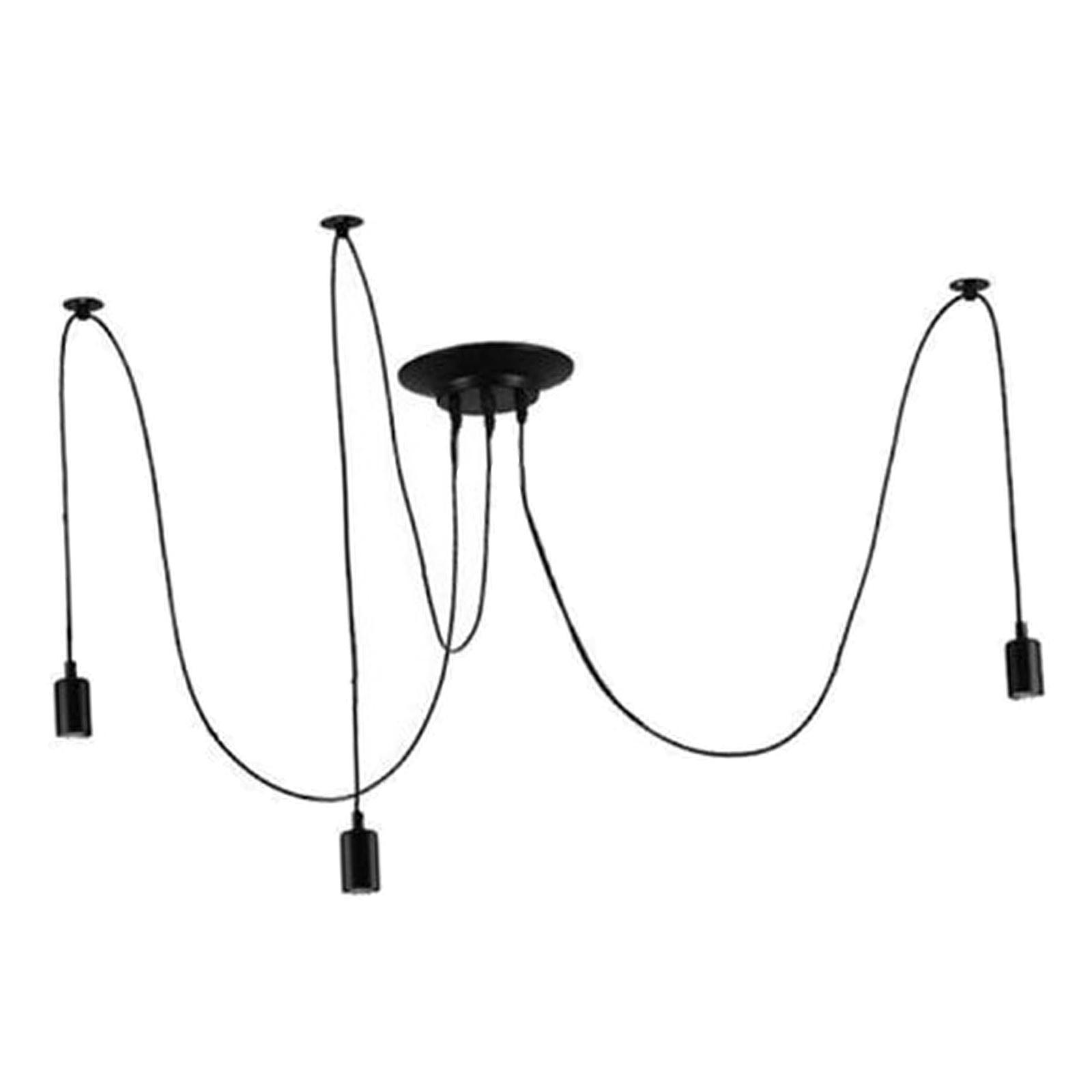 Multi Pendant Chandelier Adjustable DIY Ceiling Spider Pendant Light 1-Head