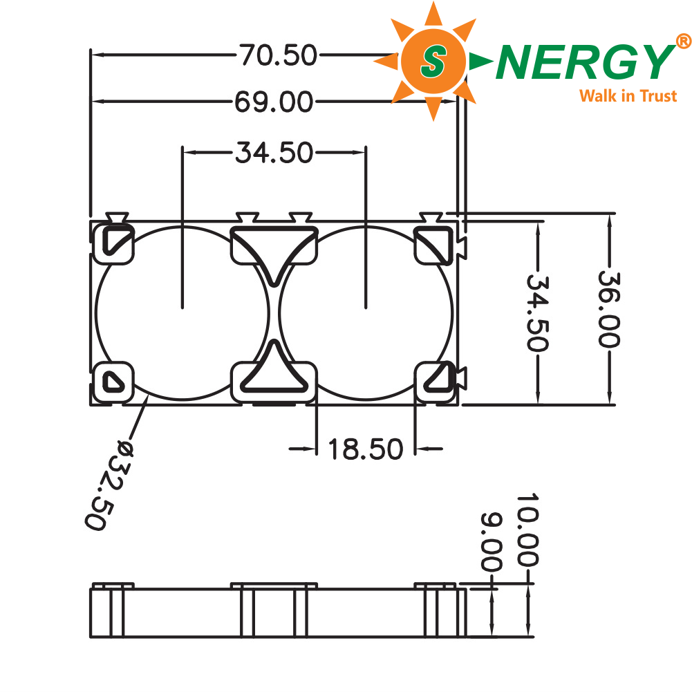 Phụ kiện lắp đặt khối pin Lithium Sắt photphat 32650