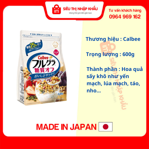 Ngũ Cốc Calbee Nhật Bản