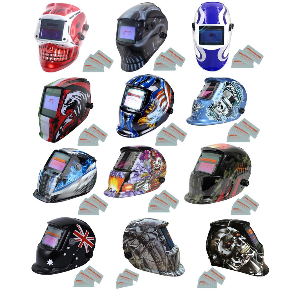 Solar Powered Auto-darkening Filter Welding Mask Helmet