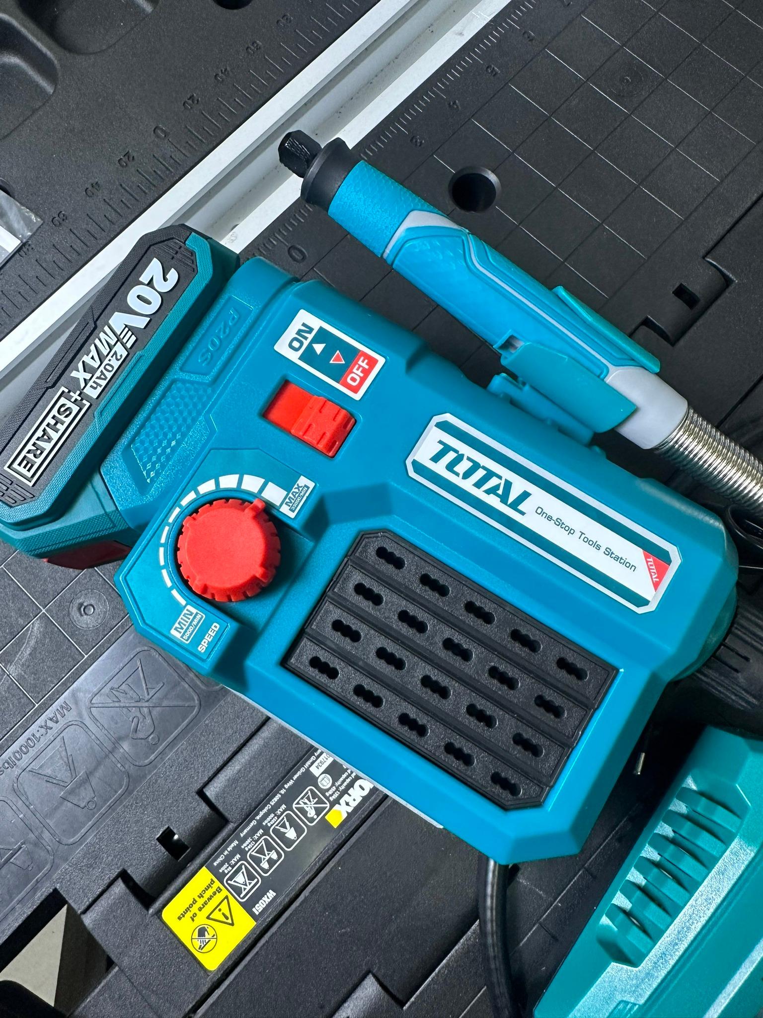 MÁY MÀI KHUÔN DÙNG PIN 20V (1 pin 2.0Ah + sạc) TOTAL TMGLI20011 - HÀNG CHÍNH HÃNG
