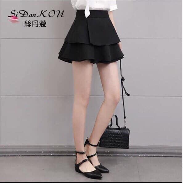 Chân váy tiểu thư XÒE XINH XẮN dáng ngắn- hai tầng