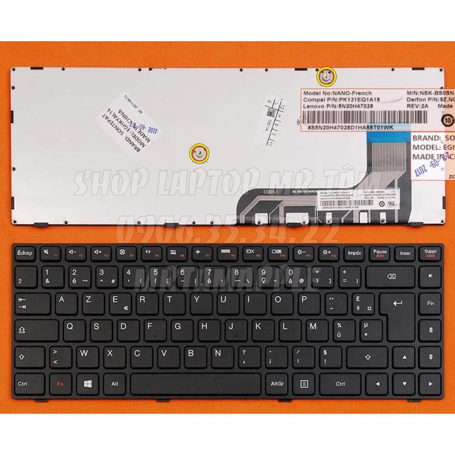 (KEYBOARD) BÀN PHÍM LAPTOP  dành cho LENOVO IDEAPAD 100-14IBY dùng cho IdeaPad 100-14IBY