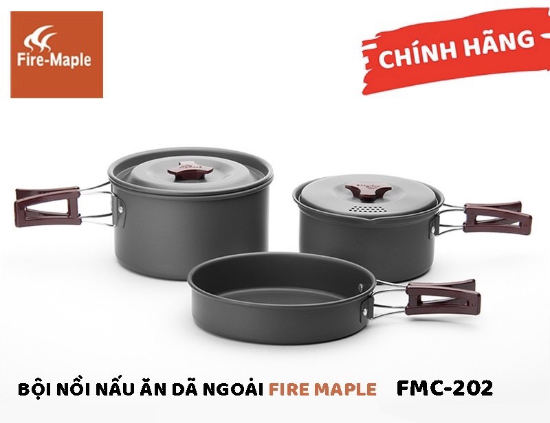 Bộ Nồi Fire Maple FMC- 202 Gọn Nhẹ 2-3 Người