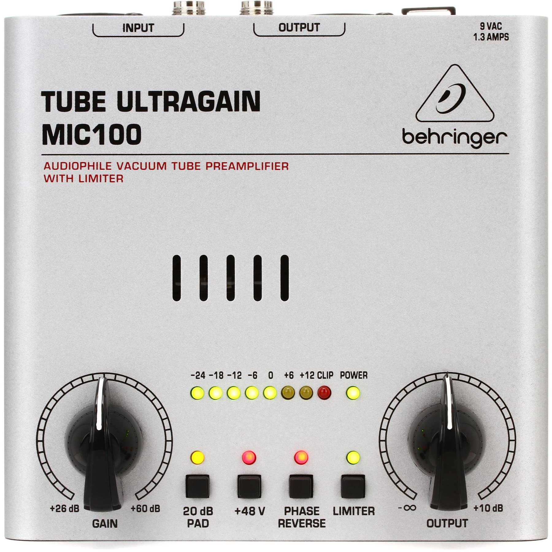 Bộ tiền khuếch đại Behringer Tube Ultragain Mic100 - Hàng chính hãng