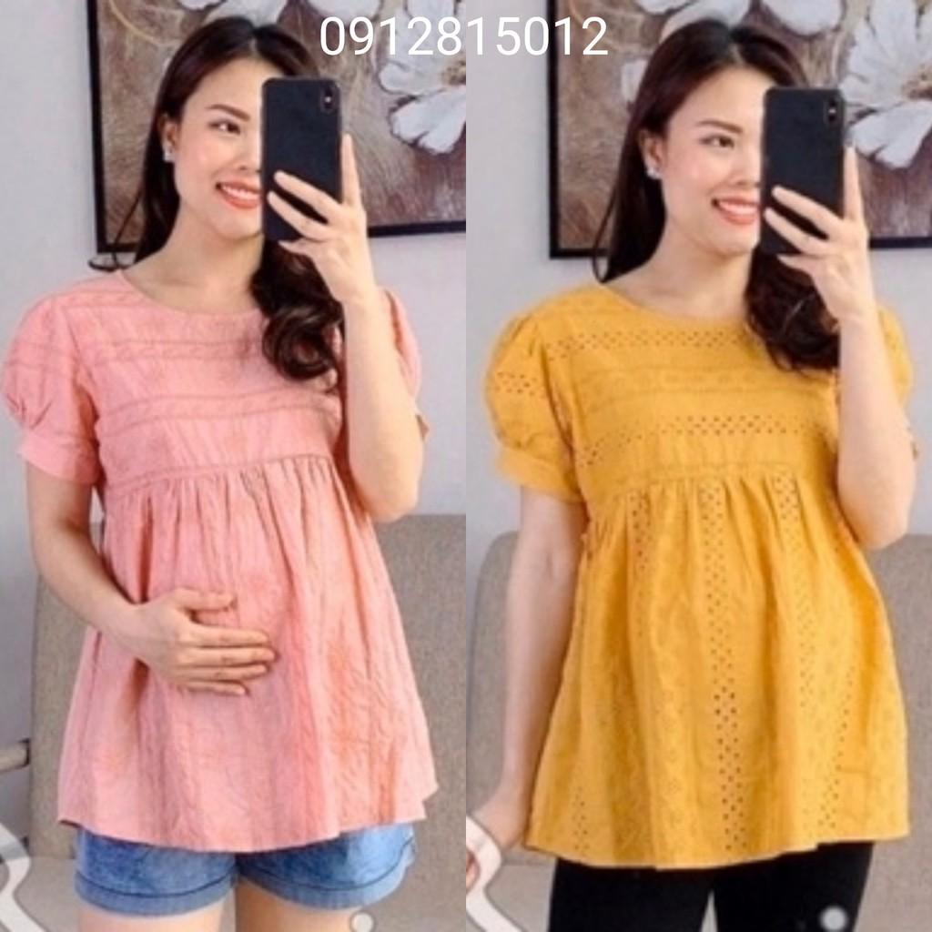 Áo bầu thời trang công sở-áo bầu thời trang - Tổng kho váy bầu