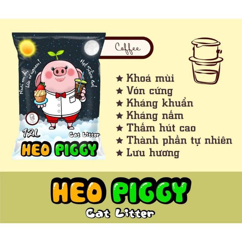 Cát vệ sinh Piggy gói 12l