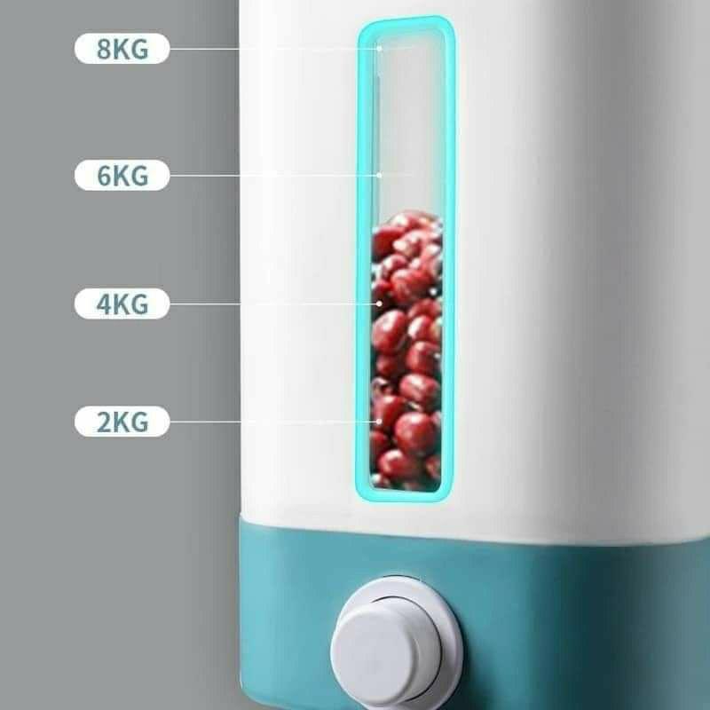 Thùng đựng gạo thông minh kèm cốc 12kg mẫu mới 2021 - Hộp đựng gạo tự động