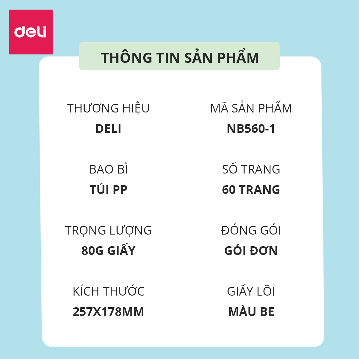 Sổ Tay A5 Deli - Bìa Cứng - Có Thể Thay Lõi Sổ - Lõi Ô Vuông/Kẻ Ngang -HA560/NA560