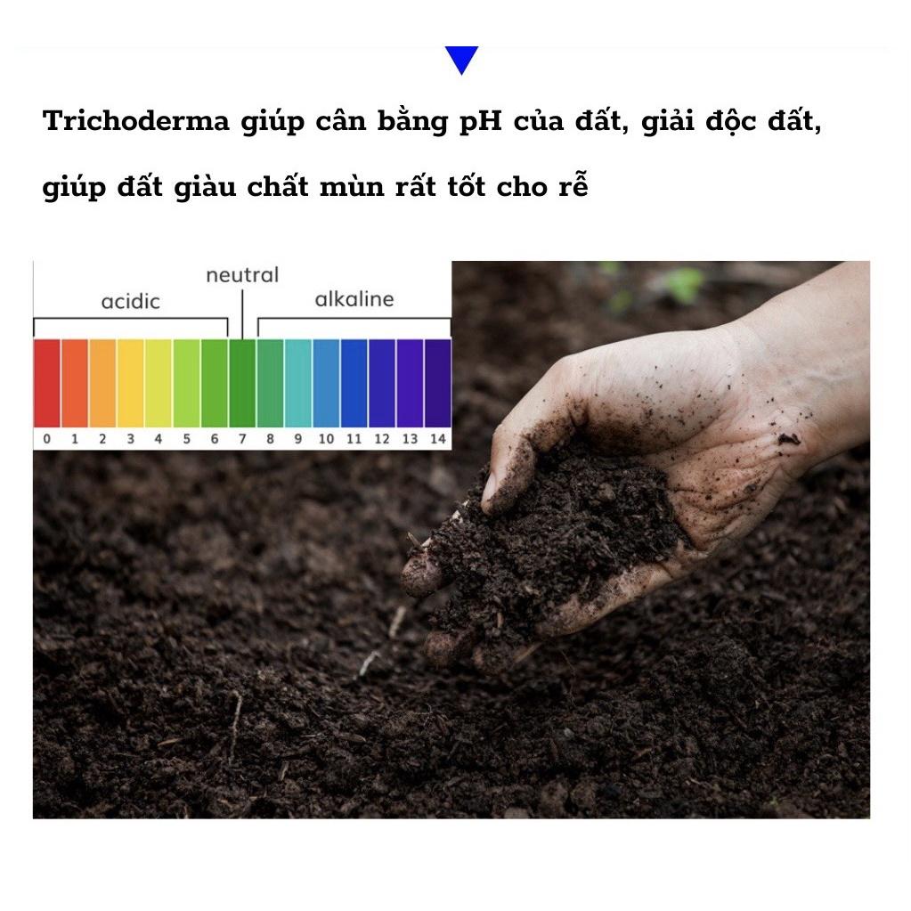 Chế phẩm sinh học TRICHODERMA Cánh Buồm Vàng 1KG - Ủ Phân chuồng, Đối kháng nấm có hại, giải độc cho đất ,giàu mùn