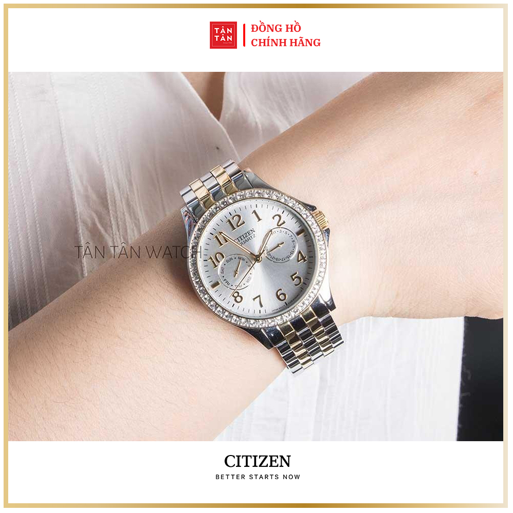 Đồng hồ Nữ Citizen Quartz ED8114-57A 38mm