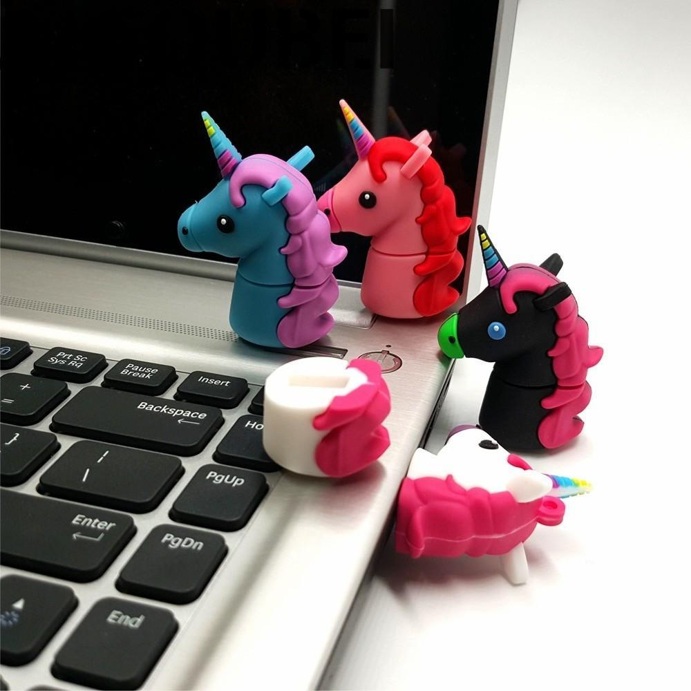 USB thiết kế kỳ lân 4 màu sắc 1GB 2GB 4GB 8GB 16GB 32GB 64GB