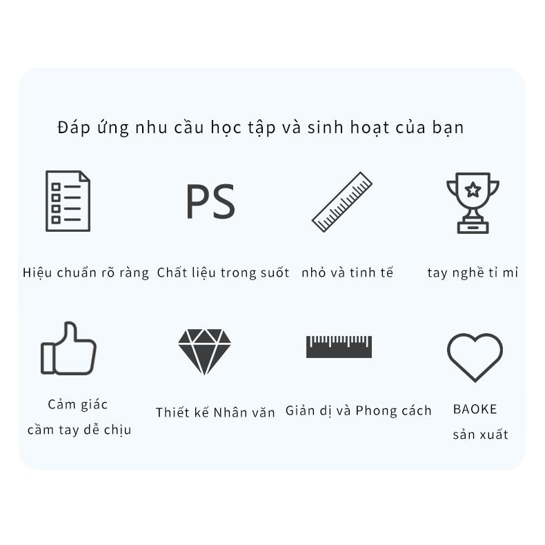 3 Cái Thước Kẻ Thi Kiểm tra RU2072/BAOKE 15 CM