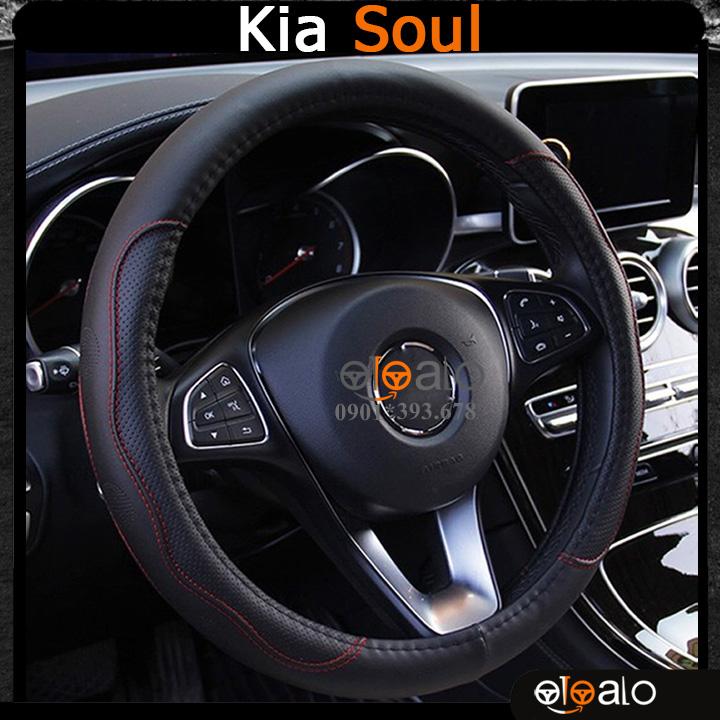 Bọc vô lăng volang xe Kia Sorento da PU cao cấp BVLDCD - OTOALO