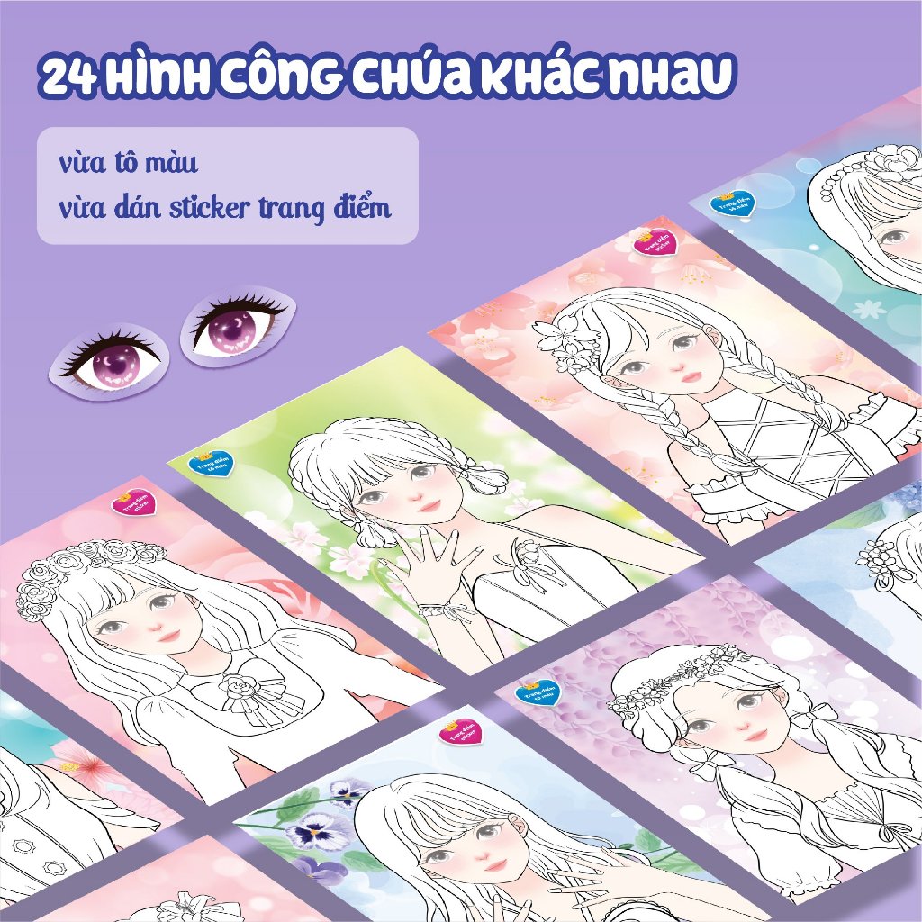 Combo Sách Trang Điểm Công Chúa _MEGA
