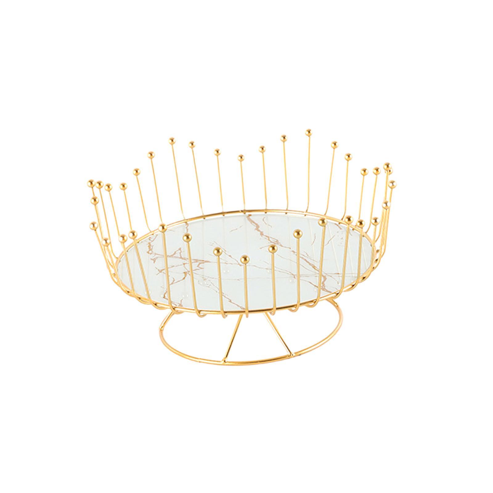 Fruit Storage Basket Metal Wire Fruit Bowl Fruit and Vegetables Holder ,Table Centerpiece Countertop Fruit Holder for Holiday