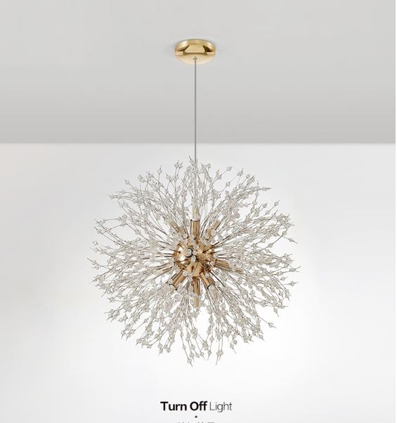 Đèn thả MONSKY LOUISA hoa bồ công anh trang trí nội thất cao cấp