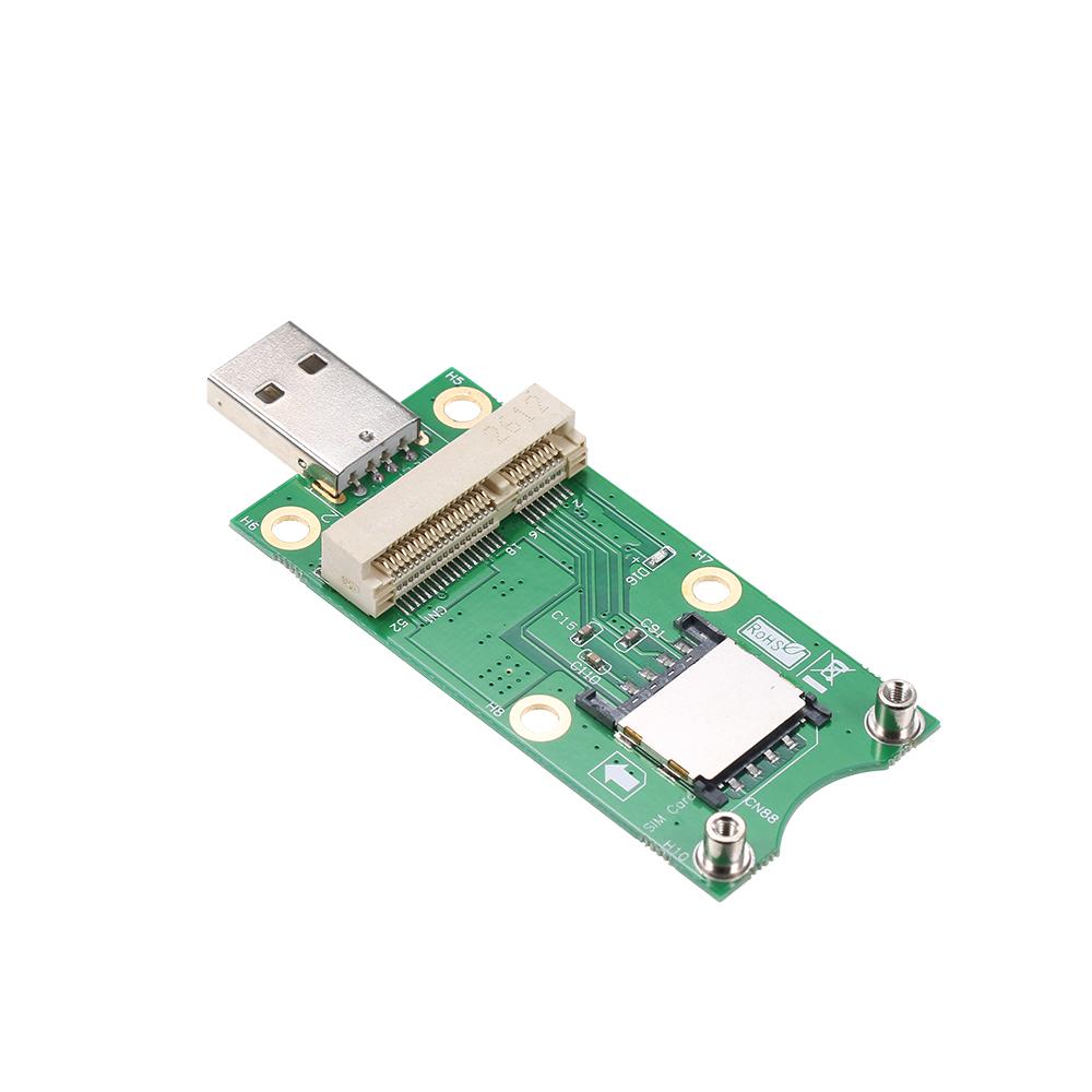 Mini PCI-E sang USB với thẻ SIM Thẻ điều hợp WWAN Mô-đun 3G / 4G