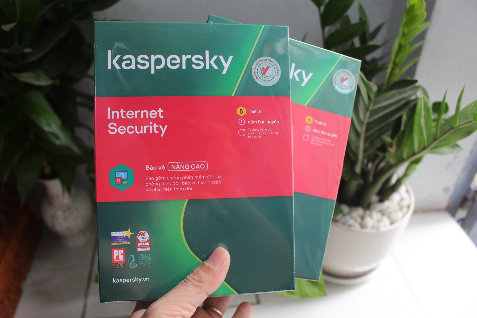 Phần mềm Kaspersky Internet 5PC 1 năm - Hàng chính hãng