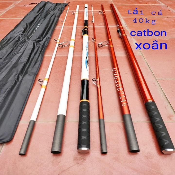 Cần câu cá 3 khúc shimano fuji 4m2 bxt siêu bạo lực loại 1