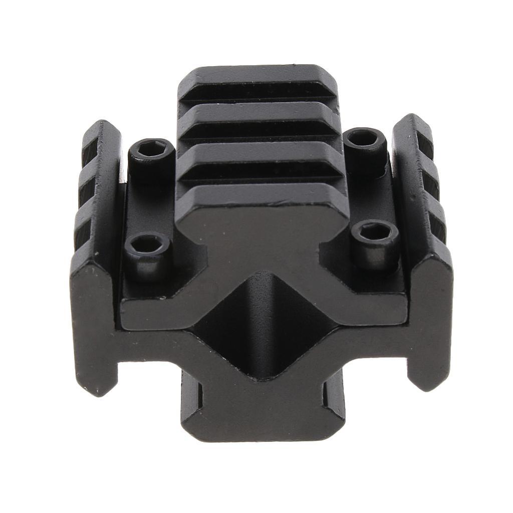 2xUniversal Rail Picatinny Weaver Mount Bracket for Scope Flashlight D