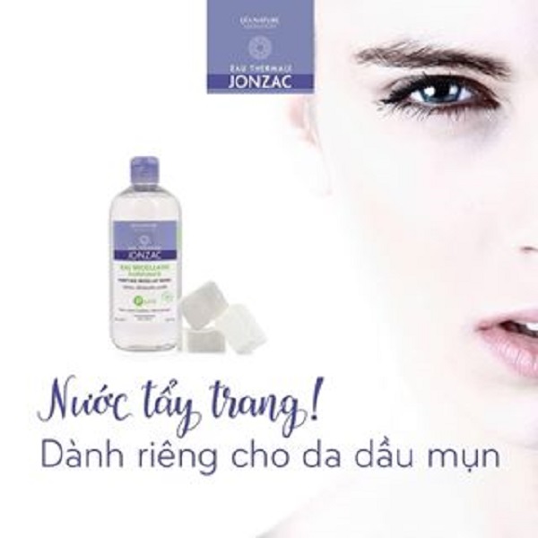 Nước tẩy trang cho da dầu, hỗn hợp Eau Thermale Jonzac Pure Purifying Micellar Water 500ml