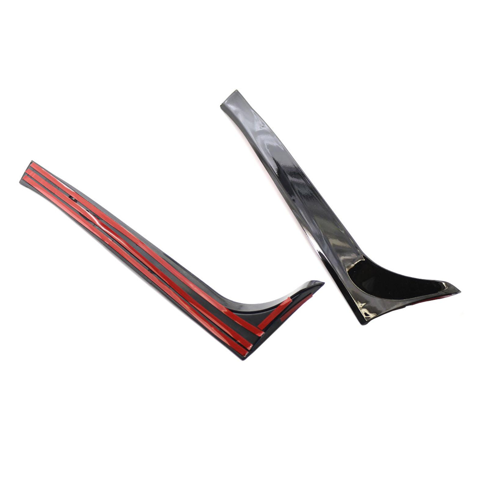 Rear Window Side Spoiler Canard Canards Splitter Replacement for VW Golf 6 MK6 GTI/GTR/GTD 2008-2013