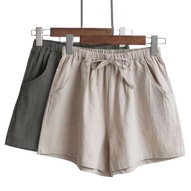 Quần đùi đũi xước vải siêu mát, quần short ulzzang hàn quốc QN02