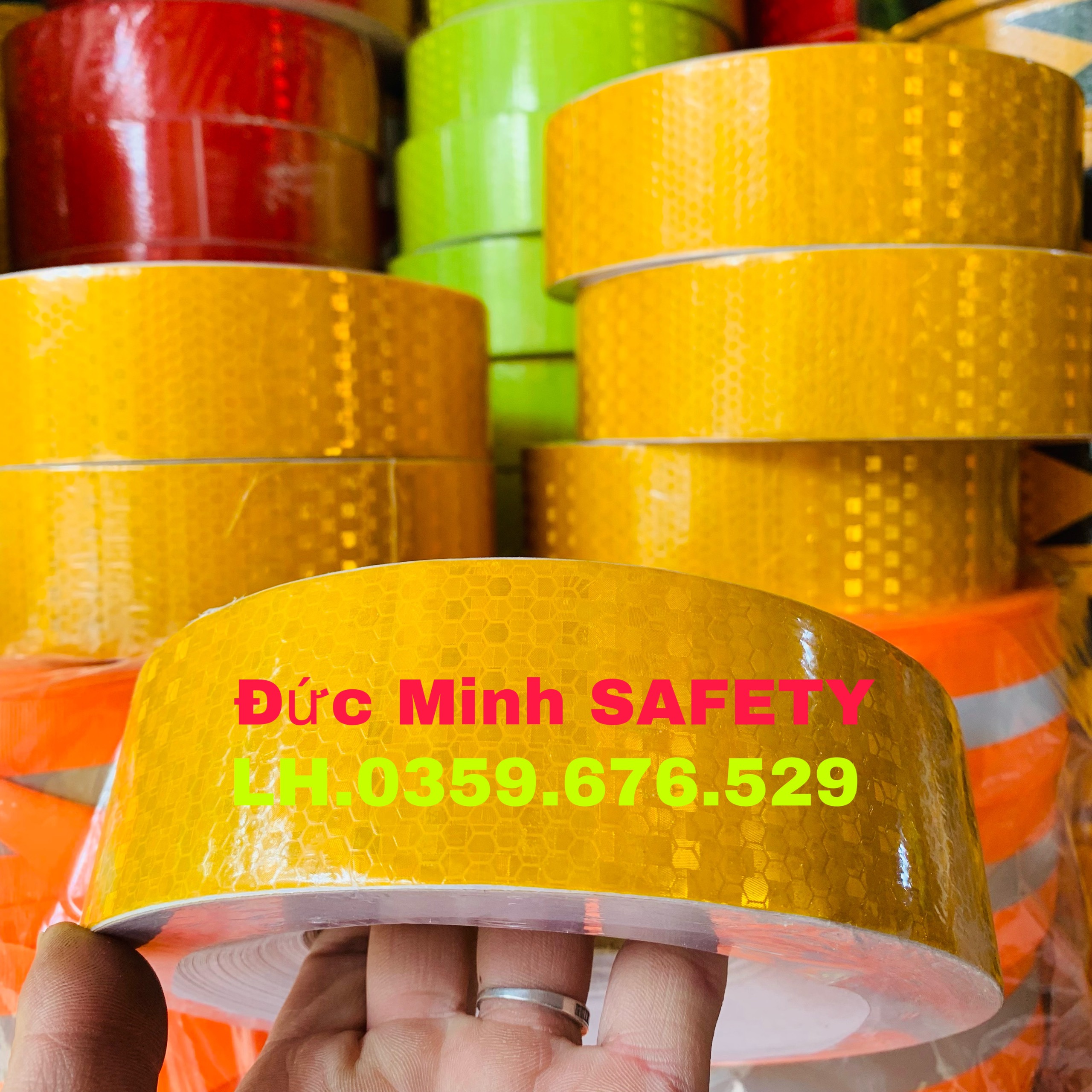 Decal phản quang dán xe ô tô,xe tải,công trình,biển báo otoshop Model1-cuộn dài 45m