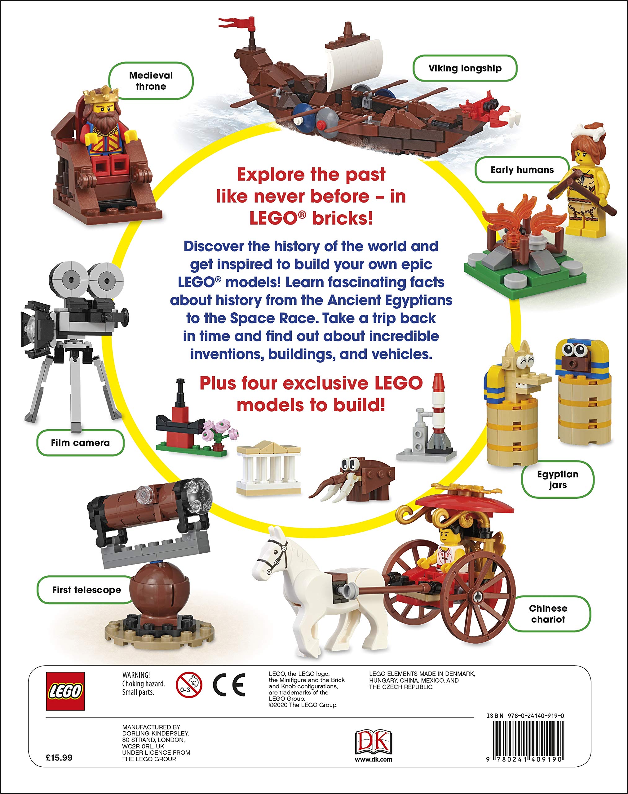 LEGO Epic History: Includes Four Exclusive LEGO Mini Models (Lego Book &amp; Toy)