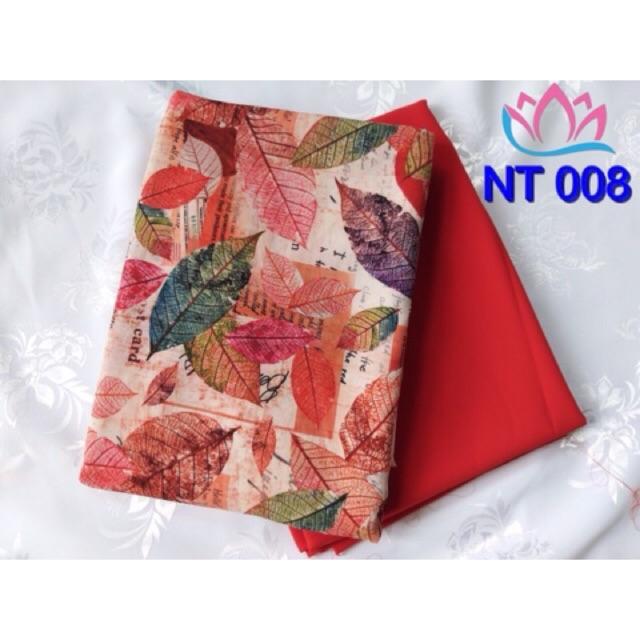 Vải áo dài chiếc lá