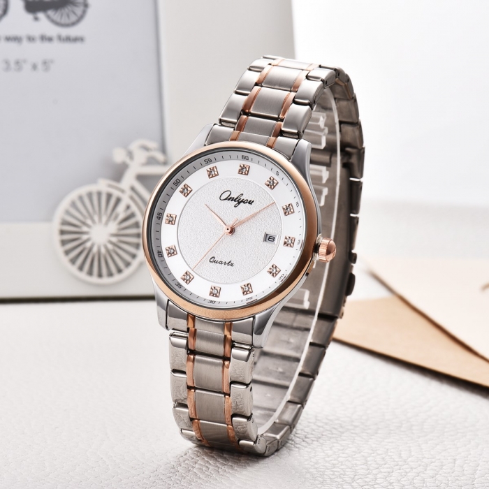 Đồng hồ Onlyou Nam 81062GE Dây thép không gỉ 39mm