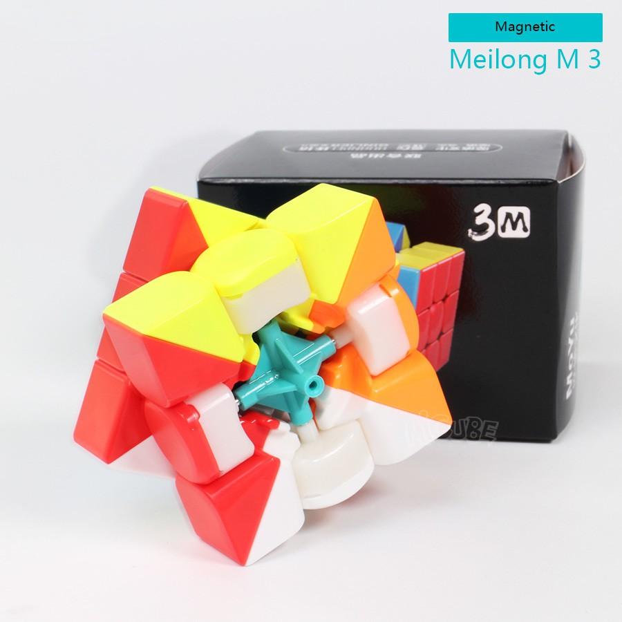 Rubik 3x3 MoYu 3M Có Nam Châm Nhựa Nhám Chống Xước, Chồng Trơn Siêu Xịn Xò. Rubik Quay Trơn, Chắc Chắn