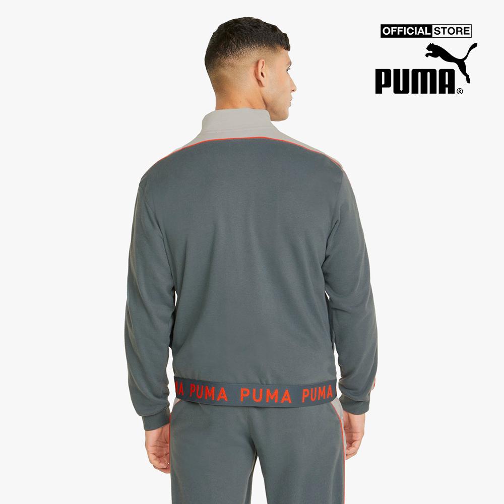 PUMA - Áo khoác thể thao nam cổ cao Full Zip Training 521544