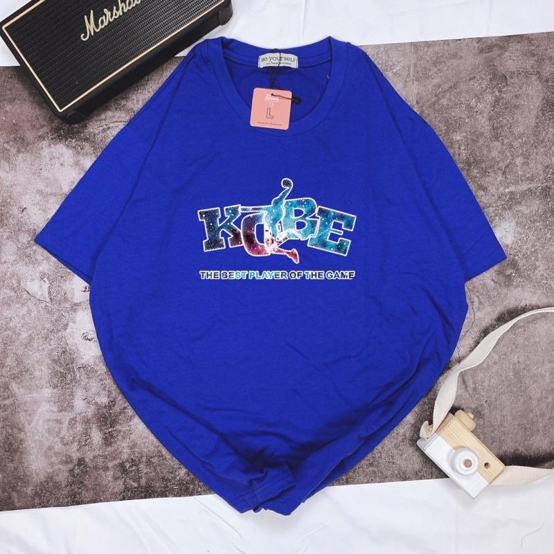 Áo Thun Tay Ngắn UNISEX in Decal Bóng Rổ KOBE - Hình chụp thật