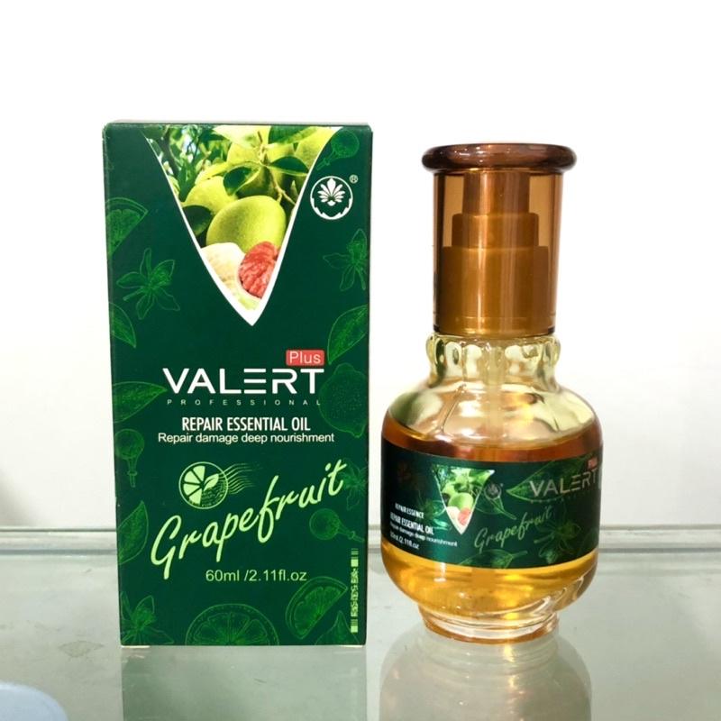[+Tặng mũ trùm] Tinh dầu bưởi dưỡng bóng tóc Grapefruit Valert repair Oil 60ml