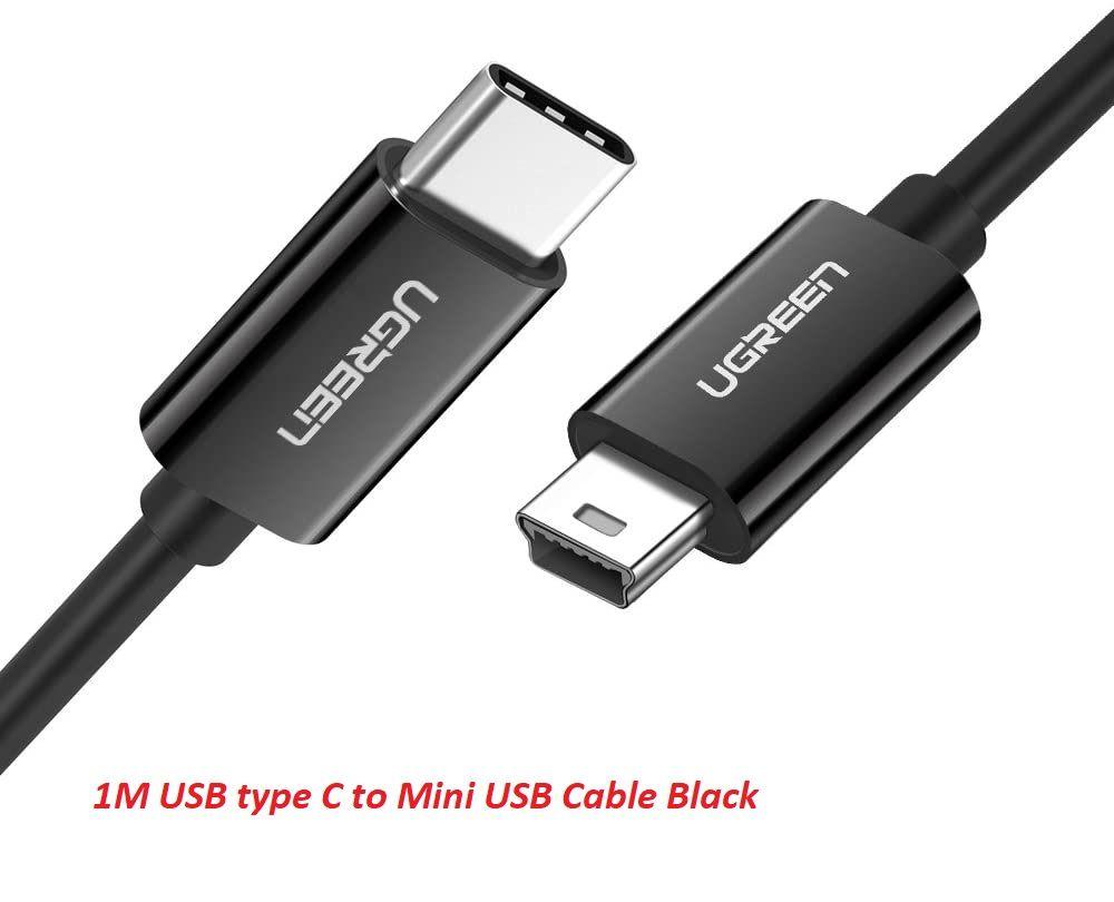 Ugreen UG50445US242TK 1M màu đen cáp USB type C ra Mini USB - HÀNG CHÍNH HÃNG