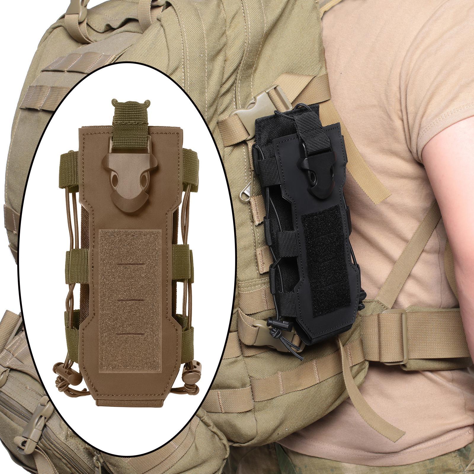 Molle Pouch Hydration Carrier Outdoor Activities Water Bottle Holder