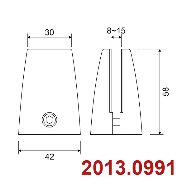 Kẹp vách ngăn bàn làm việc 01