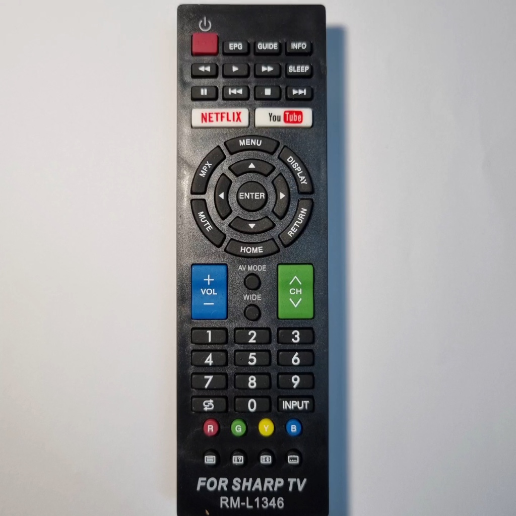Điều khiển cho smart TV SHARP  RM-L1346/Remote tivi SHARP L1346 vào mạng internet