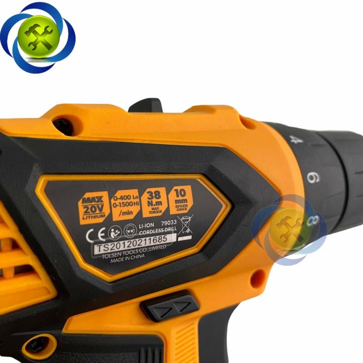 Máy khoan pin 20V Tolsen 79033
