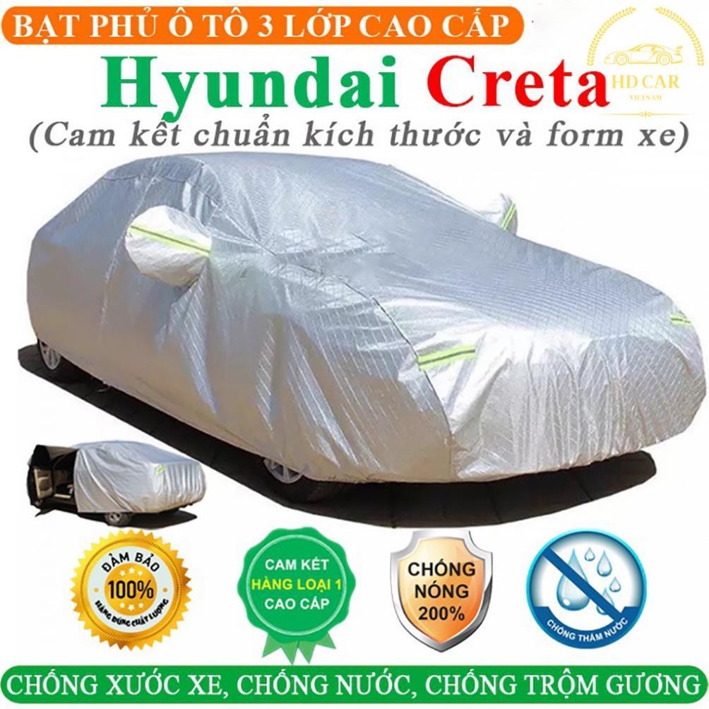 Bạt che phủ xe Huyndai Creta cao cấp