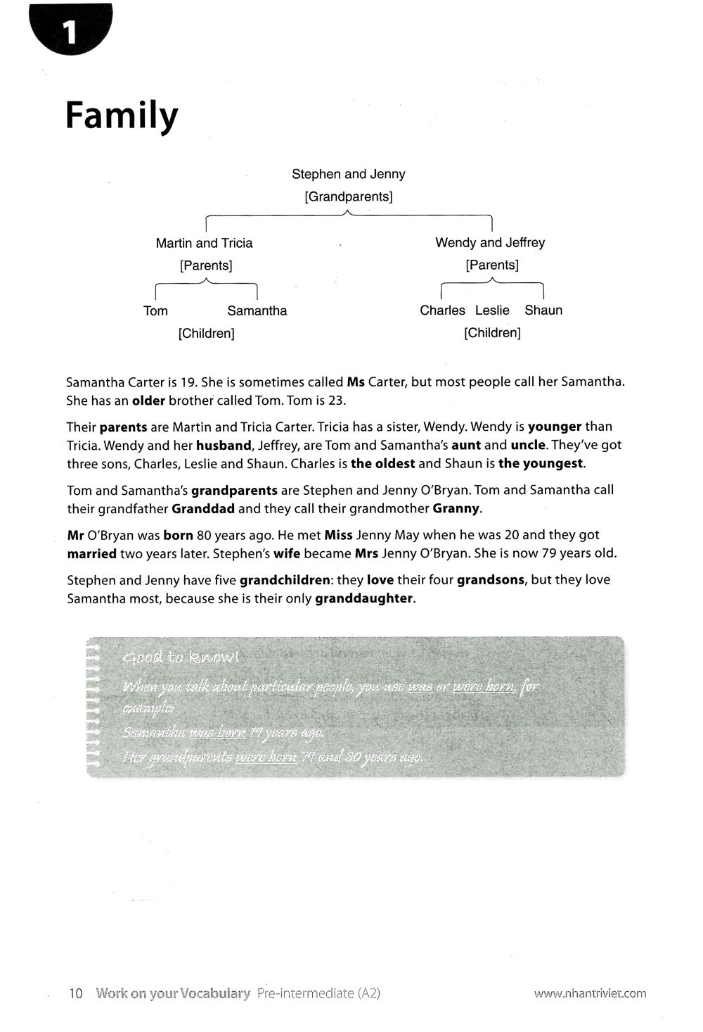 Sách Work On Your Vocabulary A2 - Pre-Intermediate (Tái Bản) - ảnh 11