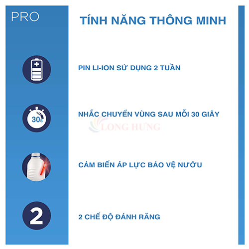 Bàn chải điện Oral-B Pro 2 2000 UltraThin - Hàng chính hãng