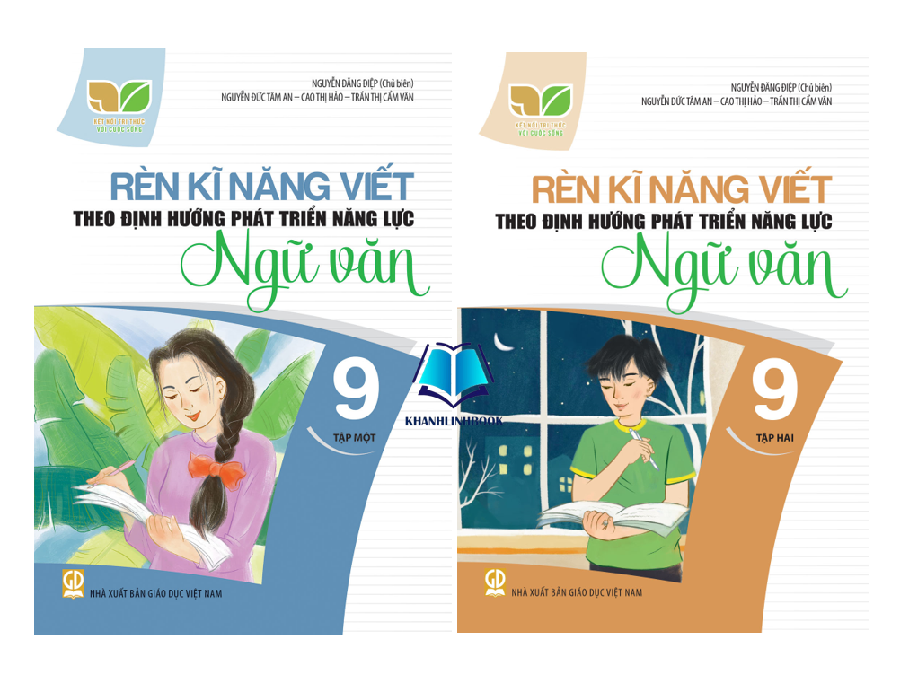 Sách - Combo Rèn kĩ năng viết theo định hướng phát triển năng lực ngữ văn 9 - tập 1 + 2 ( kết nối )