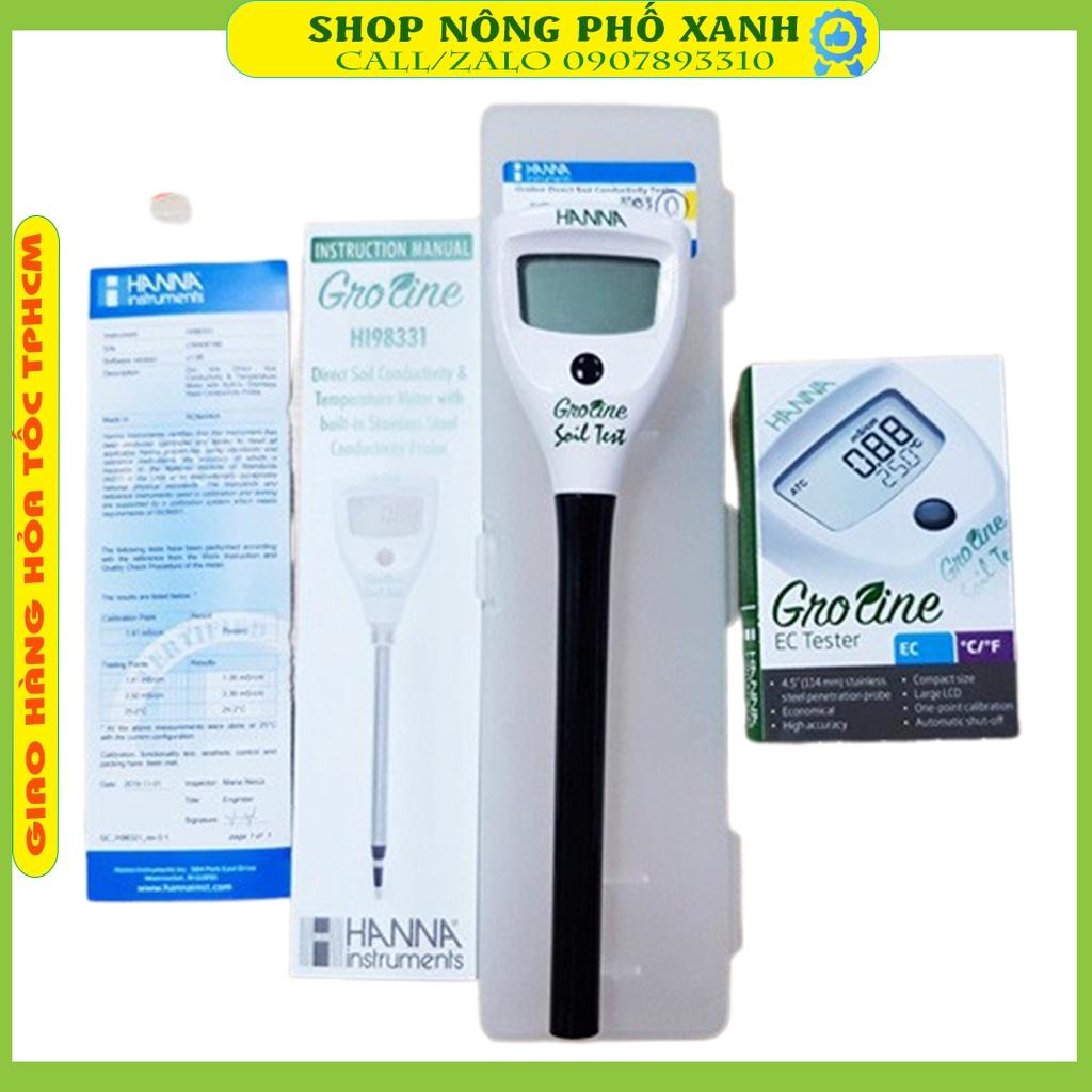 Bút Đo Độ Dẫn EC Trực Tiếp Trong Đất HI98331 - HANNA dành cho đất ruộng, đất trồng cây ăn trái