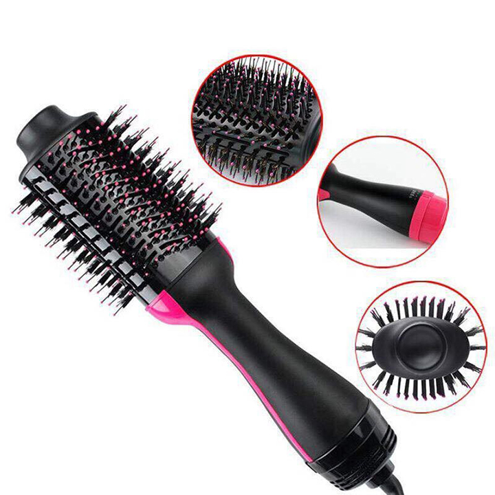 Máy sấy tóc kiêm tạo kiểu đa năng Lược điện sấy tóc Kiêm duỗi và uốn tóc đa năng
