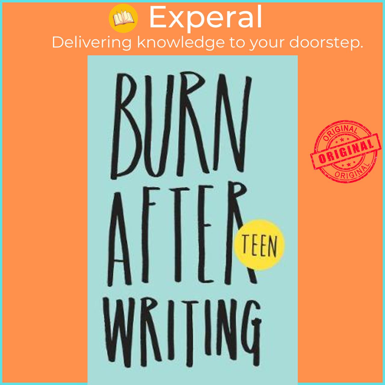 Sách - Burn After Writing Teen by Rhiannon Shove