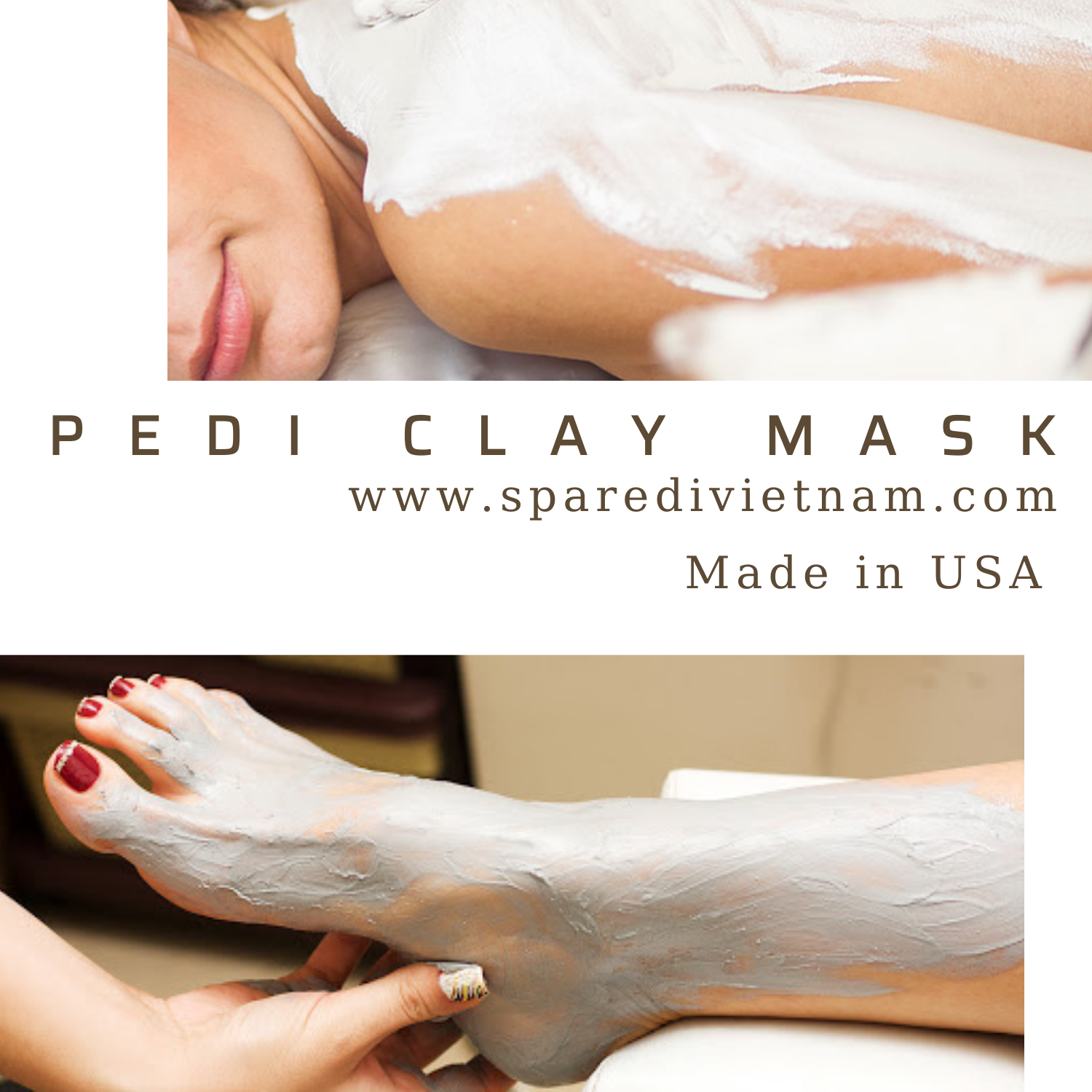 Măt nạ đất sét Pedi Clay Mask mùi Than Tre 3785 ml